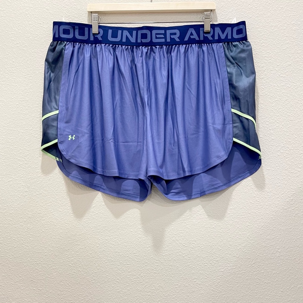NWT! UNDER ARMOUR Purple Loose Fit Athletic Shorts!